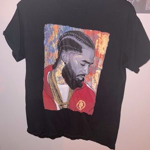 Black Gildan Nipsey Hussle t shirt size medium!